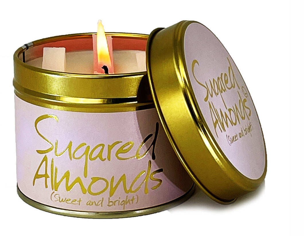 Lily-Flame Sugared Almonds Candle