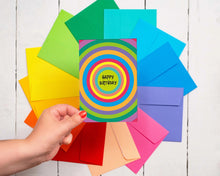 Load image into Gallery viewer, Swirl Happy Birthday Card
