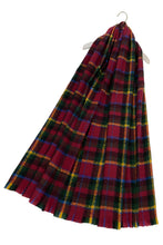 Load image into Gallery viewer, Tartan Blanket Wrap Scarf/Wrap Red
