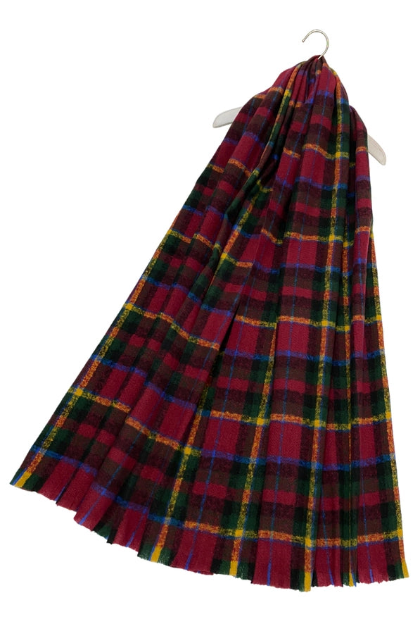 Tartan Blanket Wrap Scarf/Wrap Red