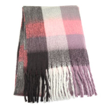Load image into Gallery viewer, Tartan Scarf Coral
