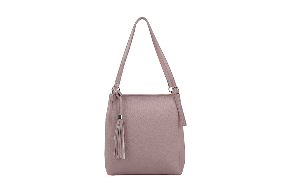 Tassel Shoulder Bag Light Pink