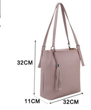 Load image into Gallery viewer, Tassel Shoulder Bag Light Green
