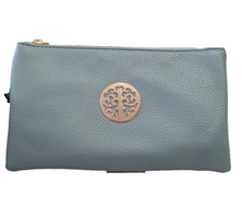 Load image into Gallery viewer, Tree Motif Evening Bag Denim Blue

