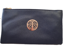 Load image into Gallery viewer, Tree Motif Evening Bag Navy
