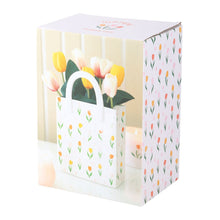 Load image into Gallery viewer, Tulip Print Bag Shaped Vase
