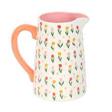 Load image into Gallery viewer, Tulip Print Flower Jug
