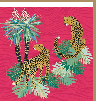 Turnowsky Cheetah Jungle Card
