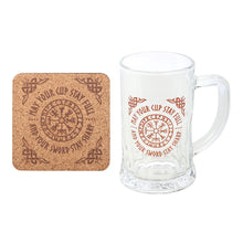 Load image into Gallery viewer, Viking Compass Beer Tankard &amp; Coaster
