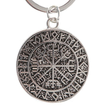 Load image into Gallery viewer, Viking Vegvisir Pathfinder Keyring
