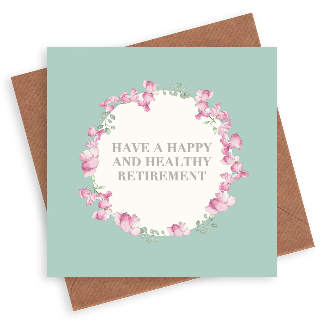 Vintage Sentiments Retirement Card