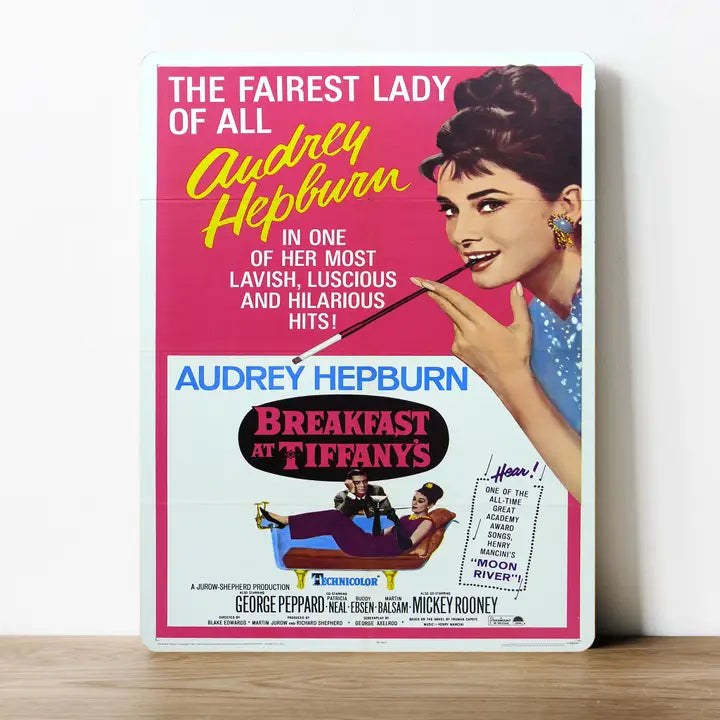 Vintage Small Sign Breakfast At Tiffany's