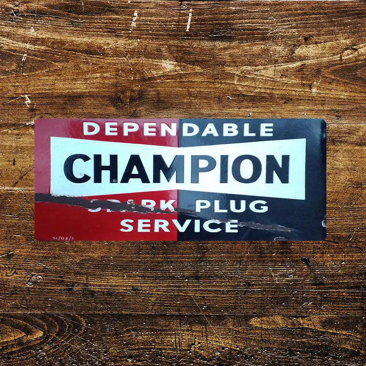 Vintage Medium Sign Champion