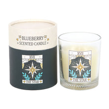 Load image into Gallery viewer, Vintage Tarot Blueberry Star Candle
