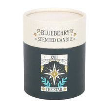 Load image into Gallery viewer, Vintage Tarot Blueberry Star Candle
