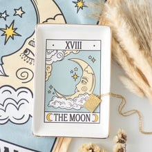 Load image into Gallery viewer, Vintage Tarot Moon Trinket Dish
