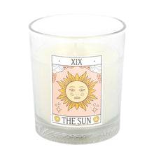 Load image into Gallery viewer, Vintage Tarot Rose Sun Candle
