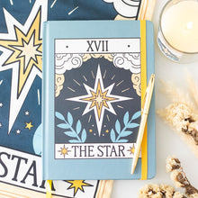 Load image into Gallery viewer, Vintage Tarot Star A5 Hardback Notebook
