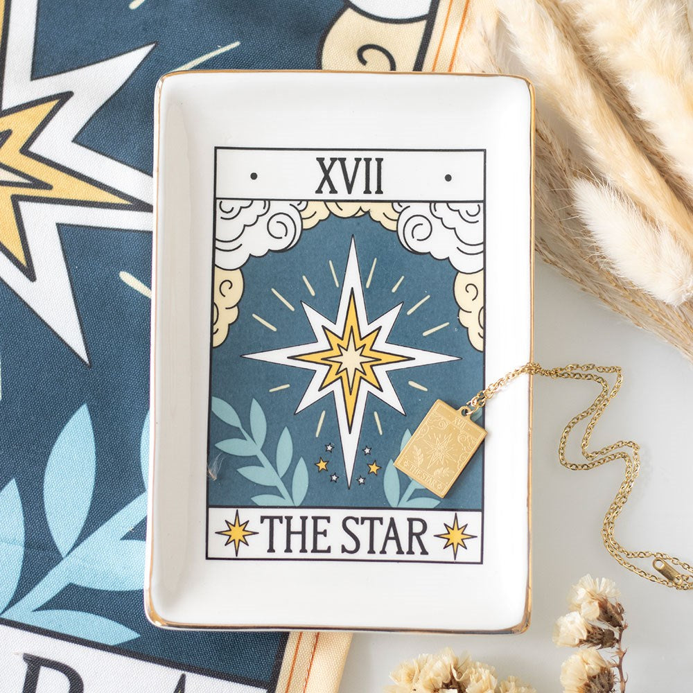 Vintage Tarot Star Trinket Dish