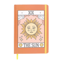 Load image into Gallery viewer, Vintage Tarot Sun A5 Hardback Notebook
