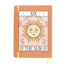 Load image into Gallery viewer, Vintage Tarot Sun A5 Hardback Notebook
