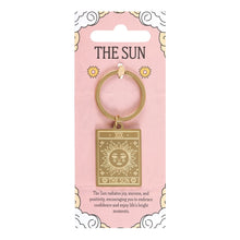Load image into Gallery viewer, Vintage Tarot Sun Keyring
