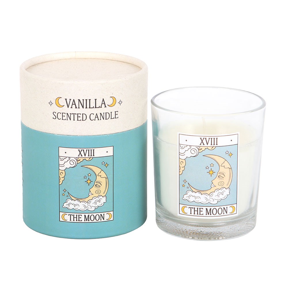 Vintage Tarot Vanilla Moon Candle