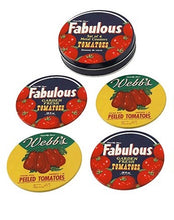 Load image into Gallery viewer, Vintage Style Tin Coaster Set
