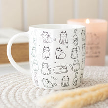Load image into Gallery viewer, White Cats Ceramic Mug
