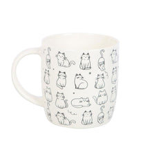 Load image into Gallery viewer, White Cats Ceramic Mug
