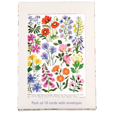Wild Flowers Notelet Card Set