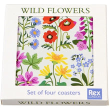 Load image into Gallery viewer, Wild Flowers Coaster Set
