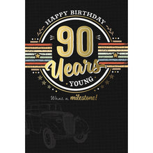 Load image into Gallery viewer, Wishing Well 90 Classic Car Birthday Card
