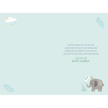 Load image into Gallery viewer, Wishing Well Baby Boy Animals Card
