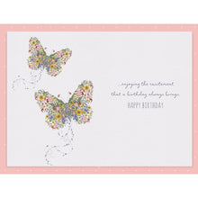 Load image into Gallery viewer, Wishing Well Butterfly Birthday Wishes Card

