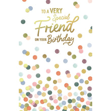 Load image into Gallery viewer, Wishing Well Friend Polka Dot Birthday Card
