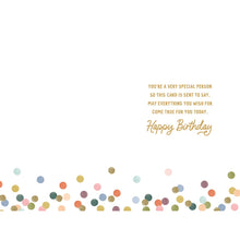 Load image into Gallery viewer, Wishing Well Friend Polka Dot Birthday Card
