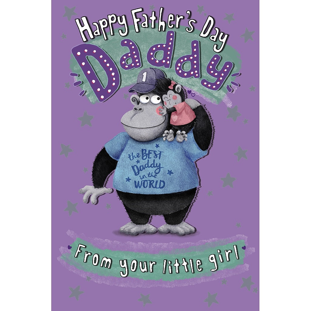 Wishing Well From Your Little Girl Father's Day Cardl