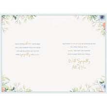 Load image into Gallery viewer, Wishing Well With Sympathy Flower Jar Card
