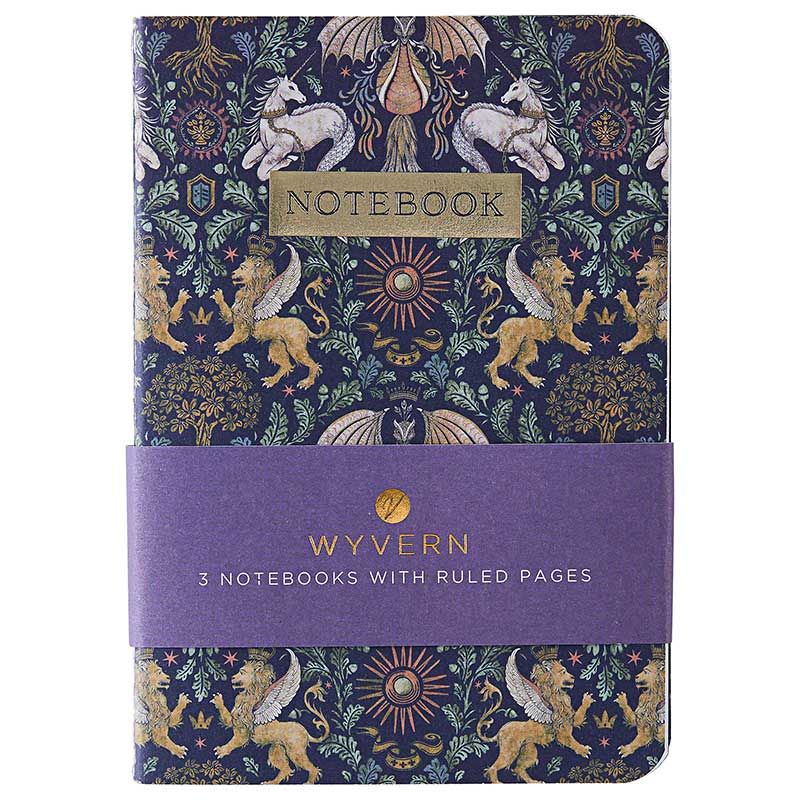 A6 Notebook Triple Pack Wyvern