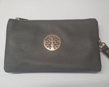 Load image into Gallery viewer, Tree Motif Evening Bag Dark Grey
