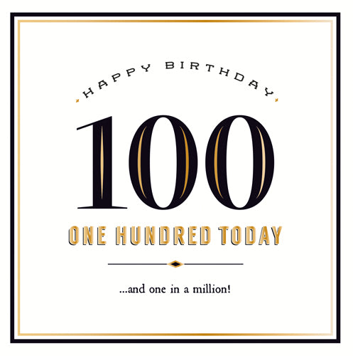 Alice Scott 100 Today Card