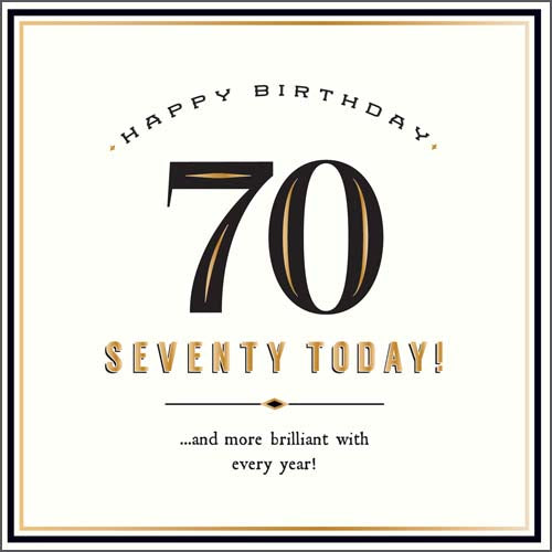 Alice Scott 70 Today Card