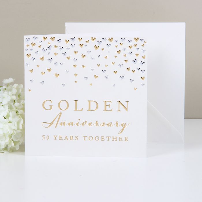 Amore 50 Golden Anniversary Card