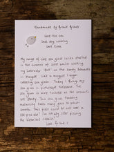Load image into Gallery viewer, Sea Glass New Baby Blue Toes Card
