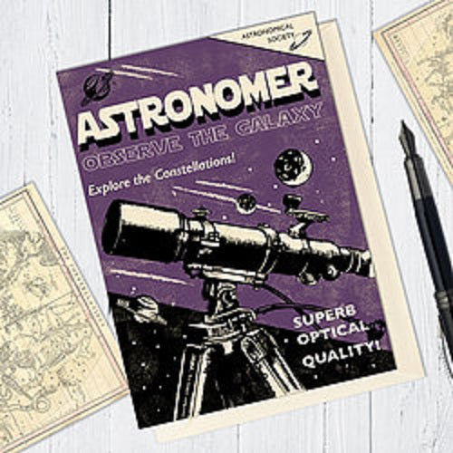 Boy's Brigade Astronomer Card