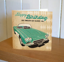 Load image into Gallery viewer, Autojumble Timeless Old Classic Corvette Card
