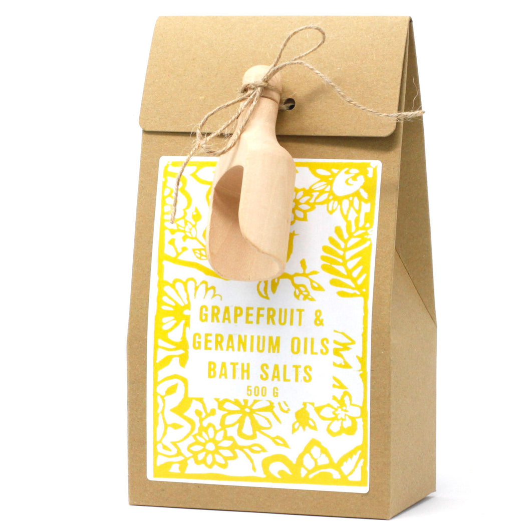 Agnes & Cat Bath Salts Grapefruit & Geranium Oil
