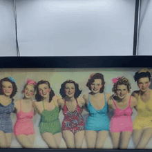 Load image into Gallery viewer, Bathing Beauties Retro 3D Picture
