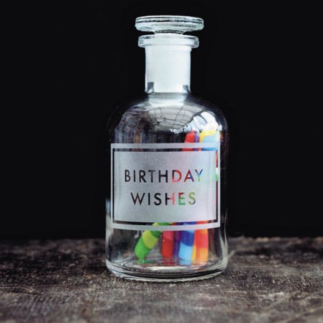 Vinegar & Brown Paper Birthday Wishes Card